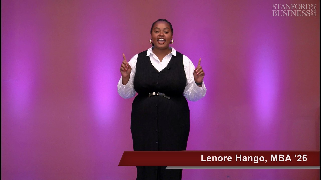 Don't Skip the Reps  |  Lenore Hango, MBA ’26