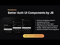 Better Auth UI For Nextjs Install Complete Authentication In ONE Command Auth Working In 1 Mi