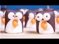 Funny Christmas candies - Marshmallows penguin