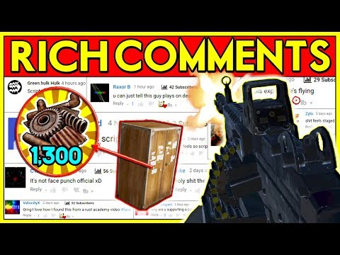 Rust RICH COMMENT RAIDS! - SCRAP JACKPOT + M249 PvP Raiding (Rust Solo Eco Raids)