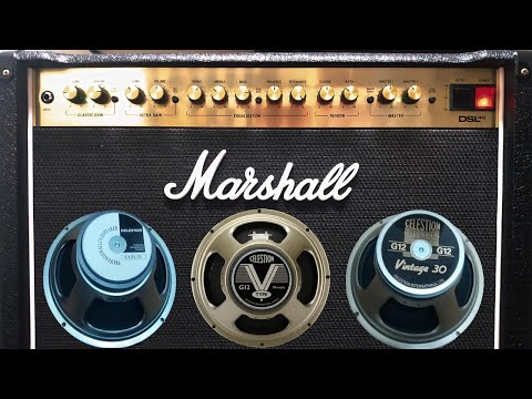 Marshall DSL40CR - Review (Celestion V-Type, G12T-75 & Vintage 30)