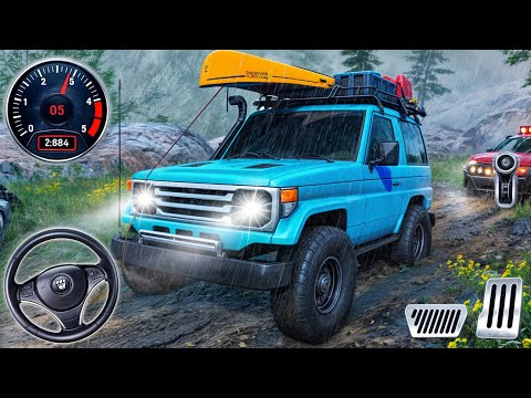 Offroad Jeep 4x4 Driving - Luxury SUV 4x4 Prado Stunts - Android GamePlay