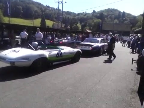 Shelsley Walsh 2015 Jaguar XJ-C Broadspeed, E type V12 Quaker State and Ian Callum Mk2