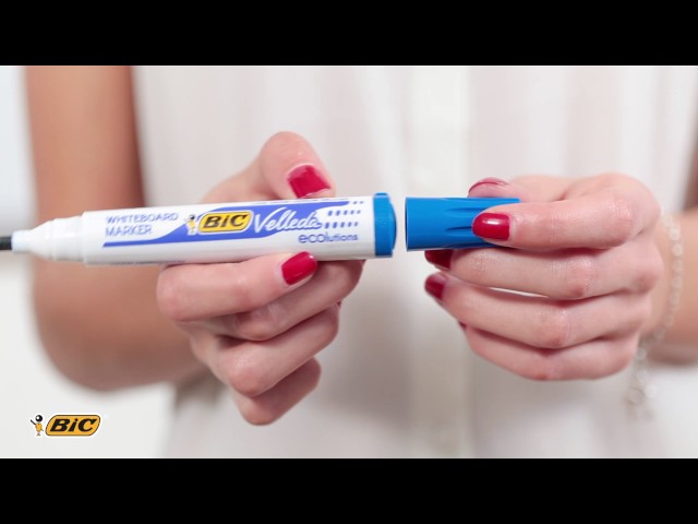 Vídeo relacionado con BIC Velleda 1751 ECOlutions rotuladores de Pizarra punta media - Verde, Caja de 12 unidades
