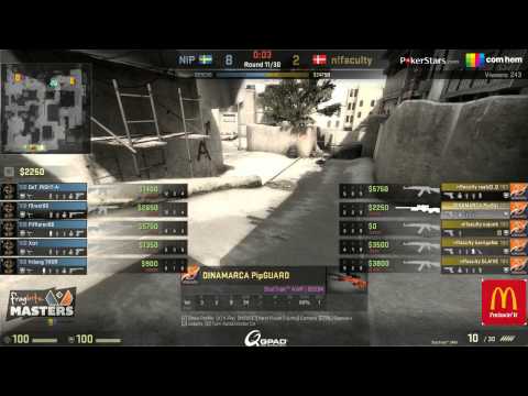 Fragbite Masters 2013: Quarter Final: Ninjas in Pyjamas vs n!faculty (Map Three)