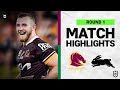 Brisbane Broncos v South Sydney Rabbitohs | Match Highlights | Round 1, 2022 | NRL
