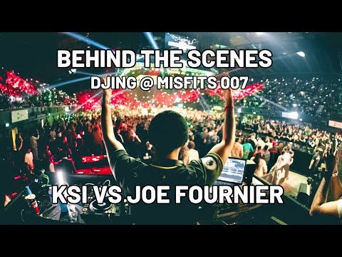 (BTS) DJING @MISFITS  007 | KSI VS JOE FOURNIER | DJ FRICKTION @ WEMBLEY OVO ARENA