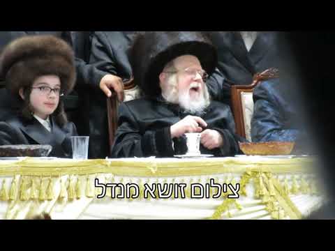 Dzikov Viznitz Rebbe Sings Odeh Hashem At His Grandson's Bar Mitzvah - Elul 5781