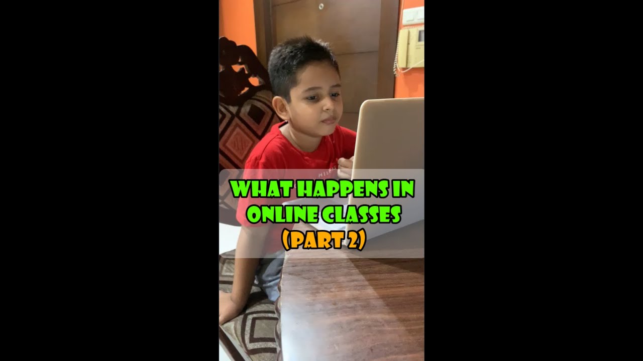 What Happens in Online Class  #shorts