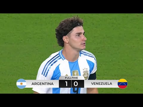 FULL HIGHLIGHT ARGENTINA VS VENEZUELA !!! HARD ROCK STADIUM  INTERNATIONAL MATCH FIRST-HALF FANSCAM