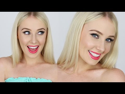 QUICK SIMPLE Spring Inspired Makeup Tutorial Lauren Curtis