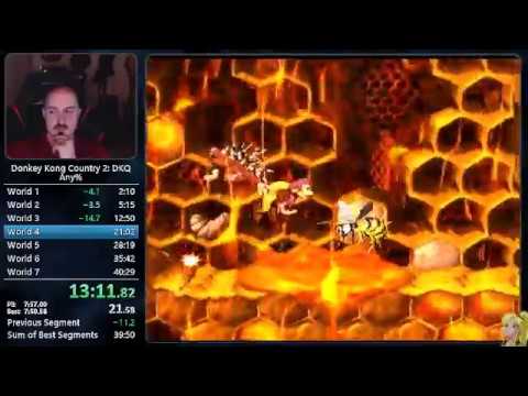 Donkey Kong Country 2 Speedrun - 40:15 (Commentated Version)