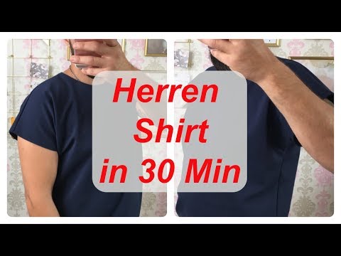 Herren Shirt nähen in 30 Minuten - Nähanleitung - DIY Herrenmode  Männermode mit meiner Pfaff
