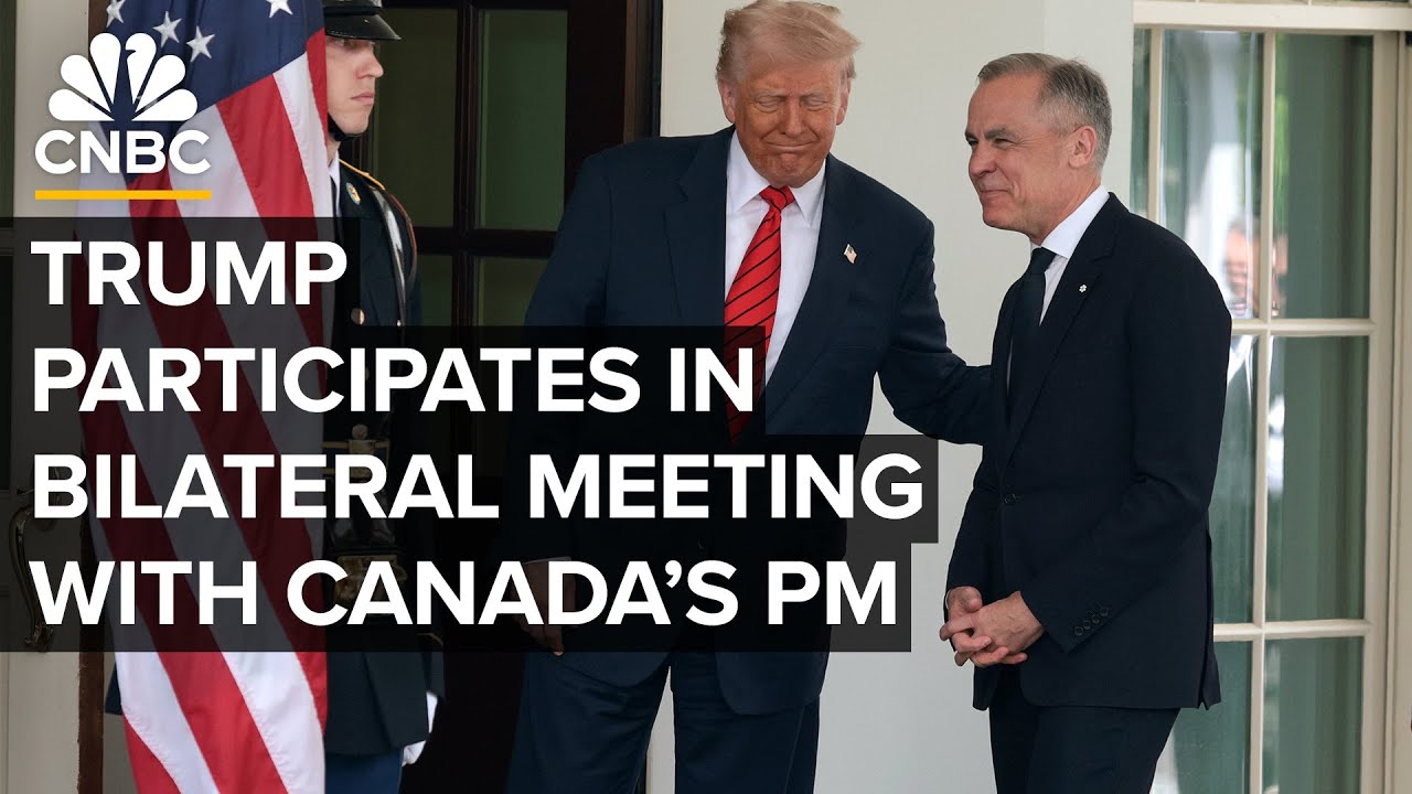 President Trump meets with Canada’s Prime Minister Mark Carney at G7 summit — 6/16/2025