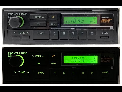 Genuine Toyota Hilux 4th Gen Fujitsu Ten FM Radio Player + Bluetooth