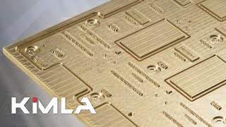 Brass dies milling on Kimla CNC Linear Engraving Machine