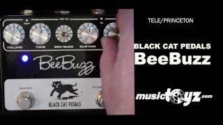 Video thumbnail for Black Cat Bee Buzz Fuzz guitar pedal by musictoyznetwork