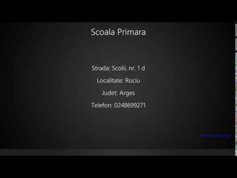 Scoala Primara Rociu