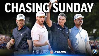 MIC'D UP All-Access with four PGA TOUR Pros on Golf's Biggest Stage | Chasing Sunday