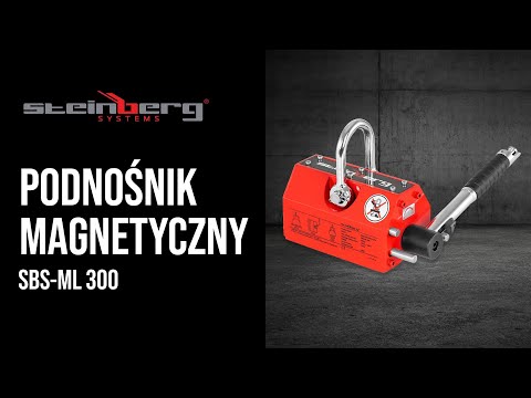 Video - Podnośnik magnetyczny - 300 kg
