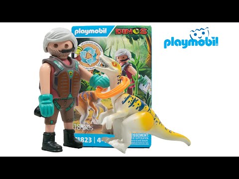 AD | Playmobil Dinos Velociraptor Review | Playmobil Set 71823 Unboxing & Review