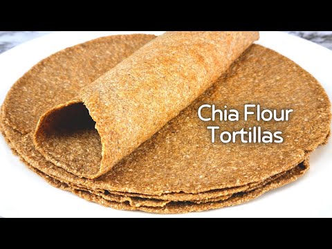 3 Ingredient Chia Flour Tortillas