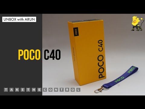 "POCO C40 - Take The Control" UNBOXING