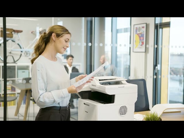 Multifunzione Brother MFC-L5710DW Laser Mono WiFi Ethernet Fax Stampa Fronte/Retro ADF video