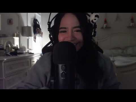ASMR Tapping, Face and Scalp Massage Using Latex Gloves And Fluffy Mic | vaguely edited twitch VOD