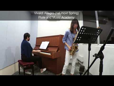 A Sax ABRSM Grade 3 from 2022, A3 Vivaldi Allegro 1st mvt Concerto in E, ‘La Primavera’ (Spring)