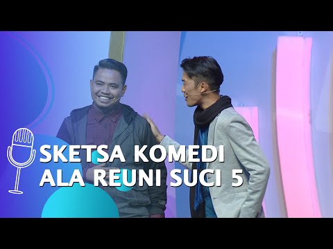 SKETSA KOMEDI: Wira dan Dicky Difie Jadi Pembawa Berita, Tomy Babap Jadi Reporter - REUNI SUCI 5