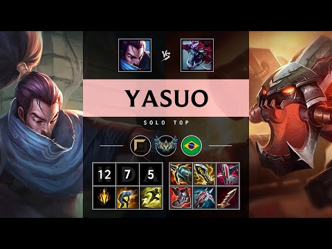 Yasuo Top vs Cho'Gath - BR Challenger Patch 25.13