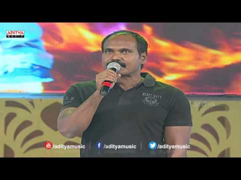 Lyricist Kandikonda Speech @ Temper Audio Launch - Jr. NTR, Kajal, Puri Jagannadh