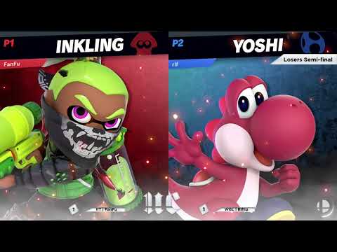 SSB 204 Losers Semis - WGL | Riflip (Yoshi) vs BE | IIT | Fanfu (Palutena, Inkling)