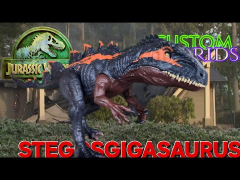 JW Custom Hybrids: STEGOSGIGASAURUS 🟠Unique🟠 unveiling & review...