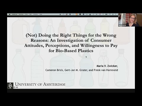 An Investigation of Consumer Attitudes & Perceptions of Bio-Based Plastics – Maria V. Zwicker