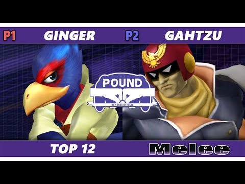 Pound 2021 Top 12 - Ginger (Falco) Vs. Gahtzu (Falcon) SSBM Melee Tournament