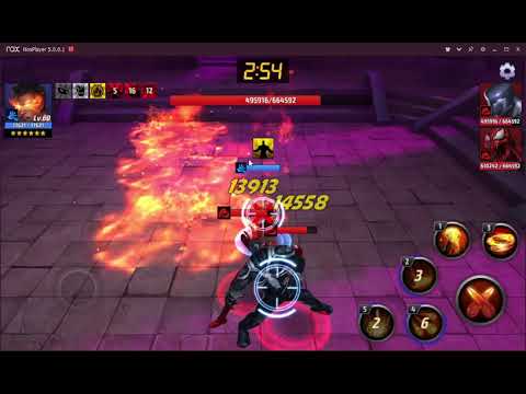 Marvel Future Fight Inferno vs Agent Venom solo Shadowland floor 12