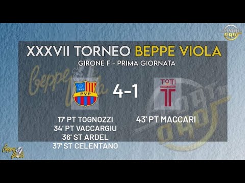 XXXVII Torneo Beppe Viola: Vigor Perconti - Totti Soccer School 4 - 1