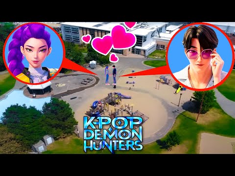 DRONE FOUND KPOP DEMON HUNTERS RUMI AND JINU ON CAMERA AT 3AM!! (LOVE STORY)