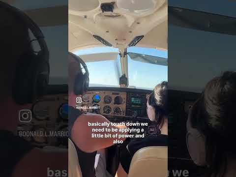 Soft Field Landing Demo #generalaviation #airplane #aviation #pilot #pilotlife #privatepilot #cfi