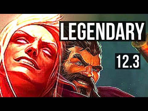 VLADIMIR vs GRAVES (TOP) | 10/0/1, 1000+ games, 1.5M mastery, Legendary | NA Master | 12.3