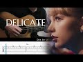 Delicate - Taylor Swift - Fingerstyle Guitar TAB Chords