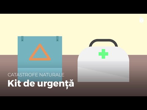 Aflați gesturile de prim ajutor - Kit pentru catastrofe