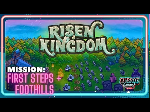 RTS HORDE DEFENCE! | Risen kingdom #1 | HARD MODE: First Steps + Foothills