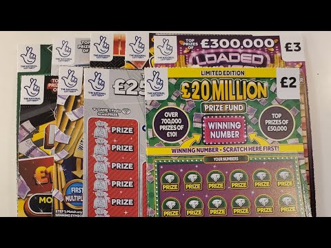 💥💥Let's see what happens spending £64 on scratch cards💥💥