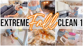 *NEW* EXTREME FALL CLEAN WITH ME! // 2024 ENTIRE HOME DEEP CLEANING MOTIVATION PART 1!
