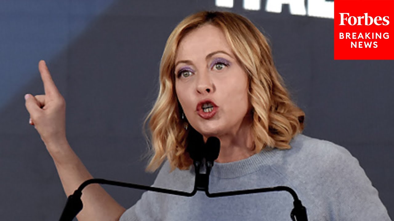 'We Will Never Be Ashamed' Italian PM Meloni Accuses 'Radical Left' Of Undermining 'The West'