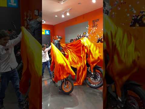 My new ktm 390 adventure delivery at it’s best | #duke390_naked #shortsfeed #bikedelivery