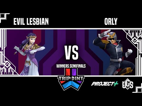 Tripoint Smash 192 - Winners Semi Finals - Evil Lesbian (Sheik/Zelda) vs ORLY (Captain Falcon)